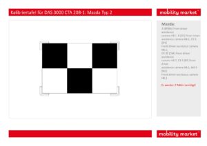 kalibriertafel für bosch das 3000 cta 208 1: mazda typ 2