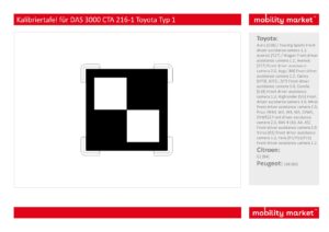 kalibriertafel für bosch das 3000 cta 216 1: toyota typ 1