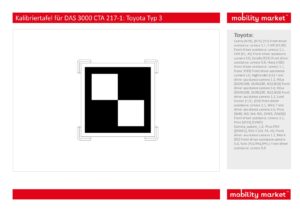 kalibriertafel für bosch das 3000 cta 217 1: toyota typ 3