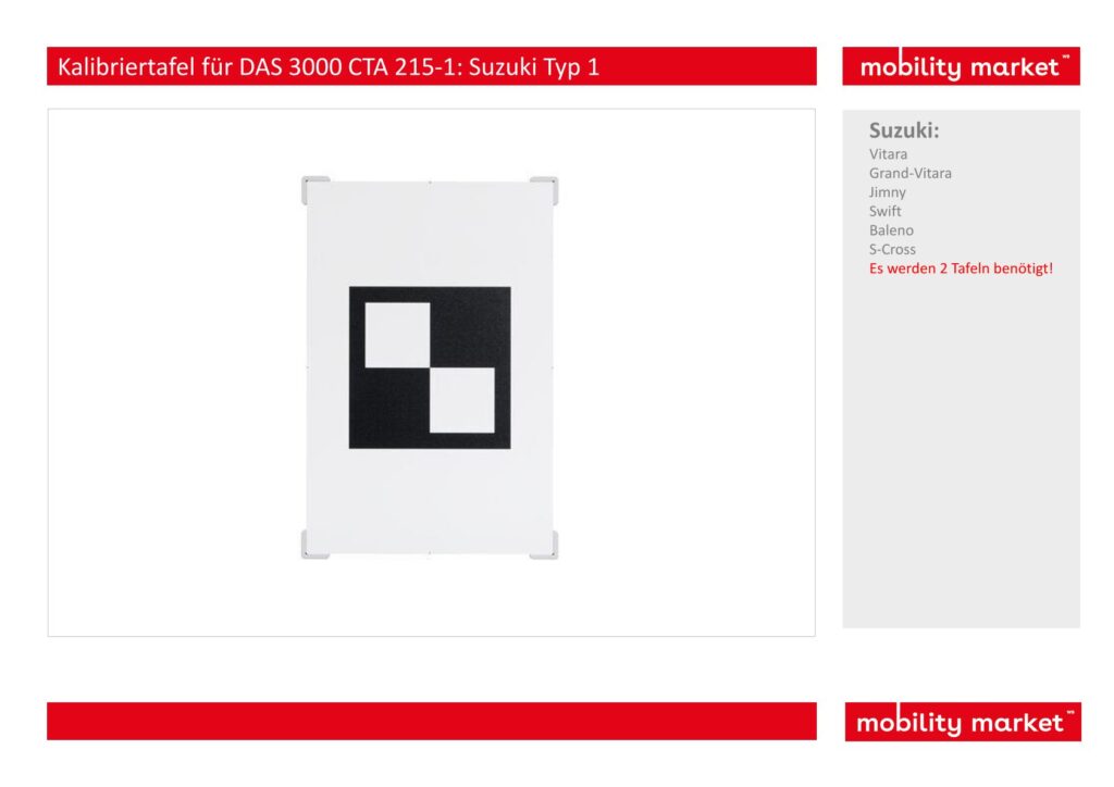 kalibriertafel für bosch das 3000 cta 215 1: suzuki typ 1