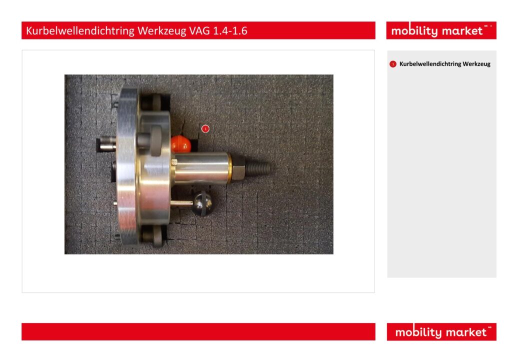 kurbelwellendichtring werkzeug vag 1.4 1.6