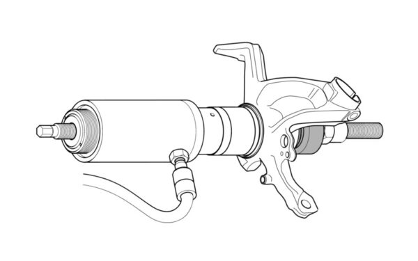 Zusatzbild 6 Ergänzendes Hydraulikpresswerkzeug inkl. Spindeln & Adaptern