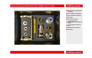 Zusatzbild 1 Pressvorrichtung, MB Sprinter ( inkl. W906 )/ VW LT, Crafter