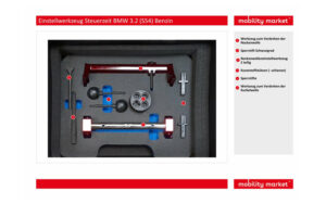 Zusatzbild 1 Einstellwerkzeug Steuerzeit BMW 3.2 (S54) Benzin