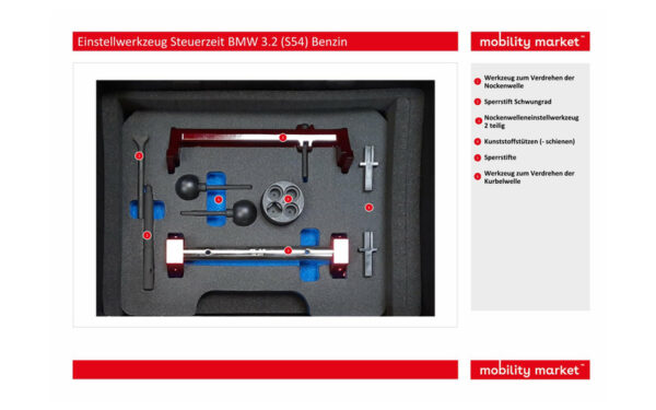 Zusatzbild 1 Einstellwerkzeug Steuerzeit BMW 3.2 (S54) Benzin