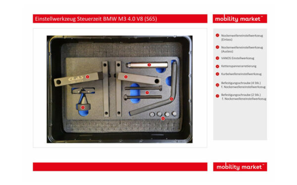 Zusatzbild 1 Einstellwerkzeug Steuerzeit BMW M3 4.0 V8 (S65)