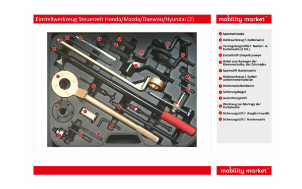 Zusatzbild 2 Einstellwerkzeug Steuerzeit Honda/Mazda/Dawoo/Hyundai
