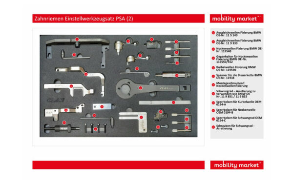 Zusatzbild 2 Zahnriemen Einstellwerkzeugsatz PSA