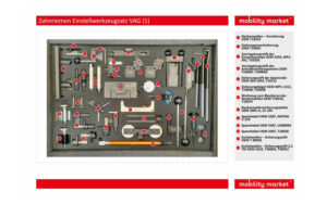 Zusatzbild 1 Steuerzeiten Einstellwerkzeugsatz VAG