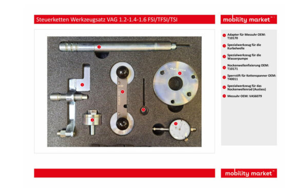 Zusatzbild 1 Steuerzeiten Werkzeugsatz VAG 1.2-1.4-1.6 FSI/TFSI/TSI