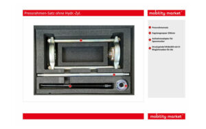 Zusatzbild 1 Pressrahmen-Satz ohne Hydraulik Zylinder