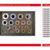 Zusatzbild 1 Druck-/Stützhülsen Satz Ø 30 - 90 mm kurz, 45 mm