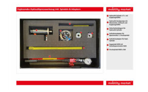 Zusatzbild 1 Ergänzendes Hydraulikpresswerkzeug inkl. Spindeln & Adaptern