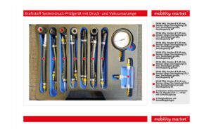 Zusatzbild 1 Kraftstoff Systemdruck-Prüfgerät mit Druck- u. Vakuumanzeige