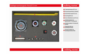 Zusatzbild 1 Radlagerwerkzeugsatz Polo Ø 72 mm