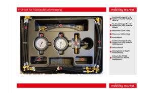 Zusatzbild 1 Prüf-Set für Rücklaufdruckmessung + Schlauchset ankuppelbar