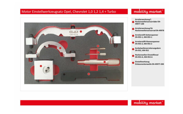 Zusatzbild 1 Einstellwerkzeug Steuerzeit Opel Chevrolet 1,0 1,2 1,4 Turbo