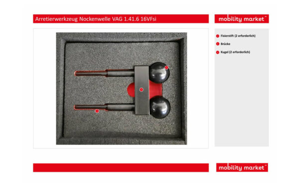 Zusatzbild 1 Arretierwerkzeug Nockenwelle VAG 1.4/1.6 16V/Fsi