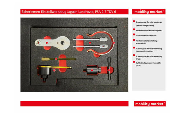 Zusatzbild 1 Zahnriemen-Einstellwerkzeug Jaguar, Landrover, PSA 2.7 TDV 6