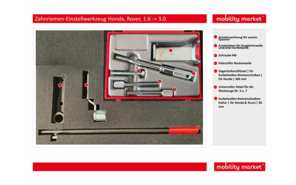 Zusatzbild 1 Zahnriemen-Einstellwerkzeug Honda, Rover, 1.6 -> 3.0