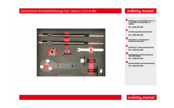 Zusatzbild 1 Zahnriemen-Einstellwerkzeug Fiat, Lancia 1,2/1,4 16v