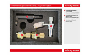 Zusatzbild 1 Einstellwerkzeug Steuerkette VW 1,2 3-Zylinder 6V/12V