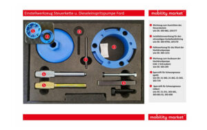 Zusatzbild 1 Einstellwerkzeug Steuerkette u. Dieseleinspritzpumpe Ford