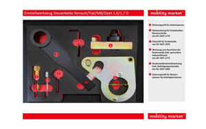 Zusatzbild 1 Einstellwerkzeug Steuerkette Renault/Fiat/MB/Opel 1,6/1,7 D