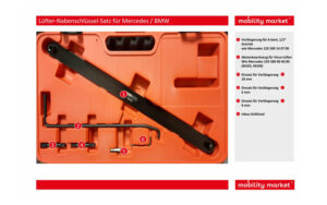 Zusatzbild 1 Lüfter-Nabenschlüssel-Satz für Mercedes / BMW