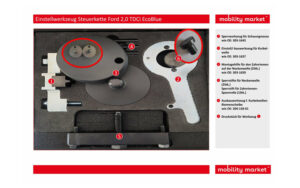Zusatzbild 1 Einstellwerkzeug Zahnriemen Ford 2,0 TDCi EcoBlue