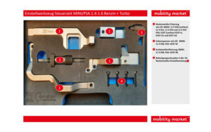 Zusatzbild 1 Einstellwerkzeug Steuerzeit MINI/PSA 1.4-1.6 Benzin + Turbo