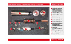 Zusatzbild 1 Montagewerkzeugsatz, Getriebelager Ford MT-82-Getriebe