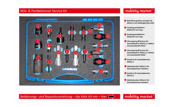 Zusatzbild 2 NOx- & Partikelsensor Service Kit