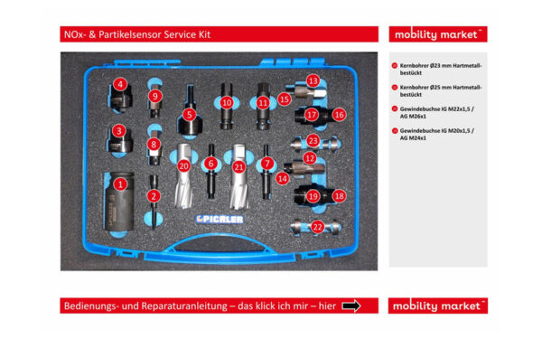 Zusatzbild 3 NOx- & Partikelsensor Service Kit