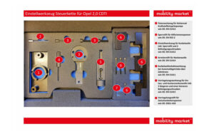 Zusatzbild 1 Einstellwerkzeug Steuerzeiten für Opel 2,0 CDTI