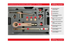 Zusatzbild 1 Einstellwerkzeug Steuerkette Volkswagen 1.8 – 2.0 Benzin