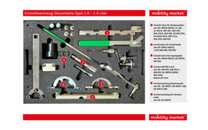 Zusatzbild 1 Einstellwerkzeug Steuerkette Opel 1.0 – 1.4 Liter