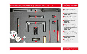 Zusatzbild 1 Zusatzwerkzeug Einstellwerkzeug Steuerzeit VAG 2.7-4.2 TDI