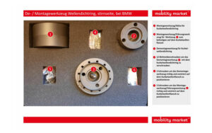 Zusatzbild 1 De- / Montagewerkzeug Wellendichtring, stirnseite, bei BMW