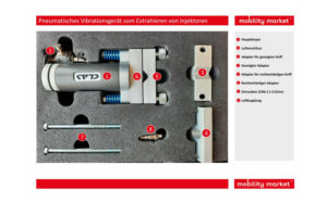 Zusatzbild 1 Pneumatisches Vibrationsgerät zum Extrahieren von Injektoren