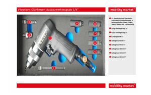 Zusatzbild 1 Vibrations-Glühkerzen-Ausbauwerkzeugsatz 1/4"