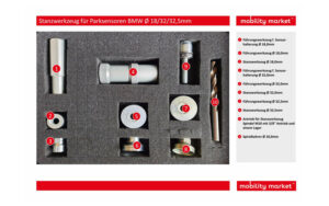 Zusatzbild 1 Stanzwerkzeug für Parksensoren BMW Ø 18/32/32,5mm