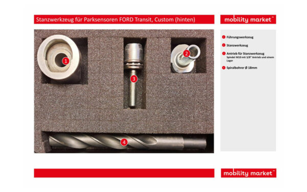 Zusatzbild 1 Stanzwerkzeug für Parksensoren FORD Transit, Custom 501-193