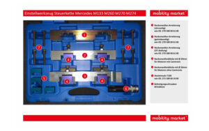 Zusatzbild 1 Einstellwerkzeug Steuerkette Mercedes M133 M260 M270 M274