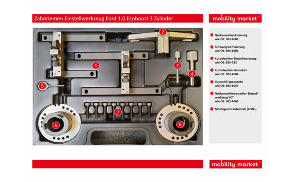 Zusatzbild 1 Zahnriemen Einstellwerkzeug Ford 1.0 Ecoboost 3 Zylinder