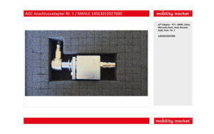 Zusatzbild 1 AGC Anschlussadapter Nr. 1 14563015027600