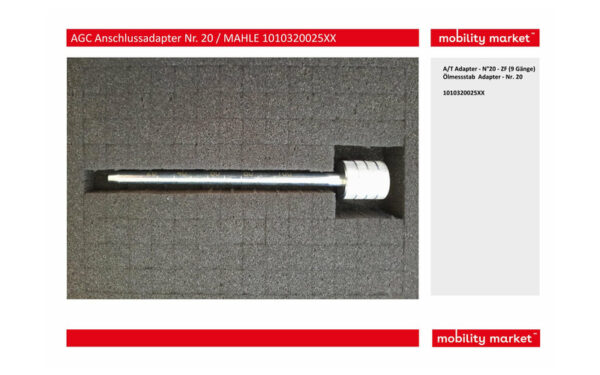 Zusatzbild 1 MAHLE Brain Bee AGC Anschlussadapter Nr. 20 1010320025XX