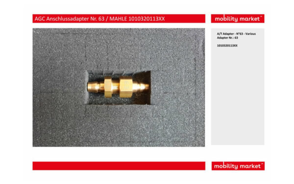 Zusatzbild 1 MAHLE Brain Bee AGC Anschlussadapter Nr. 63 1010320113XX