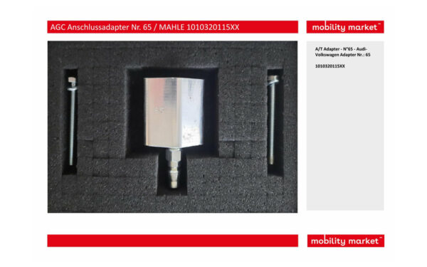 Zusatzbild 1 AGC Anschlussadapter Nr. 65 1010320115XX