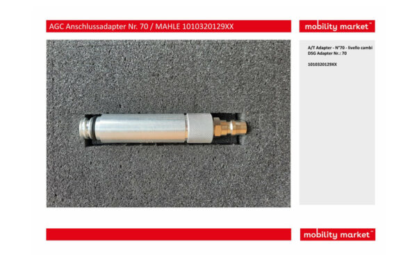 Zusatzbild 1 MAHLE Brain Bee AGC Anschlussadapter Nr. 70 1010320129XX